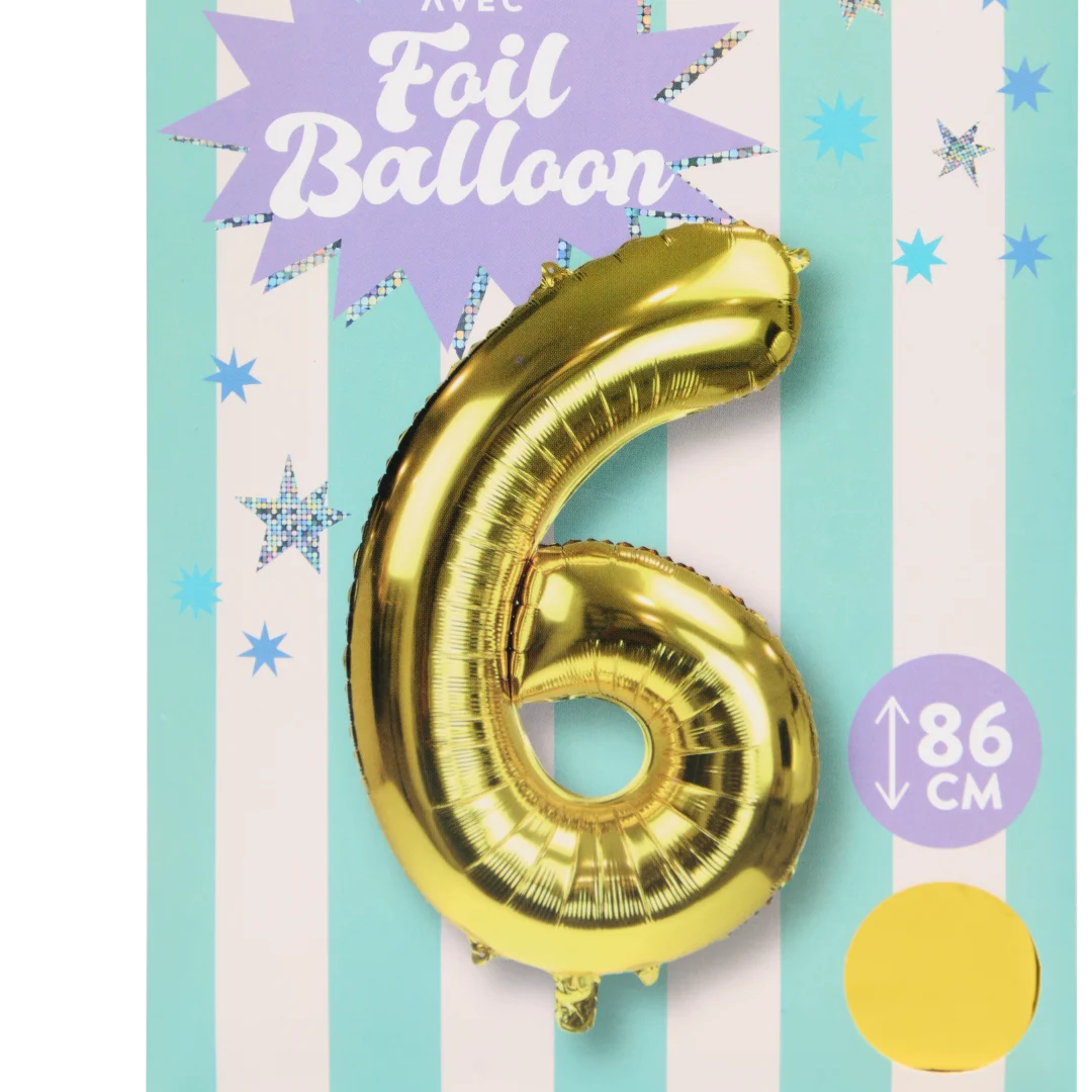 Ballon mylar chiffre 5