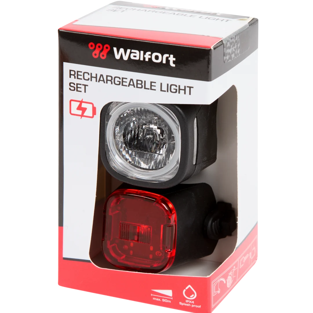 Luzes de bicicleta recarregáveis Walfort 3