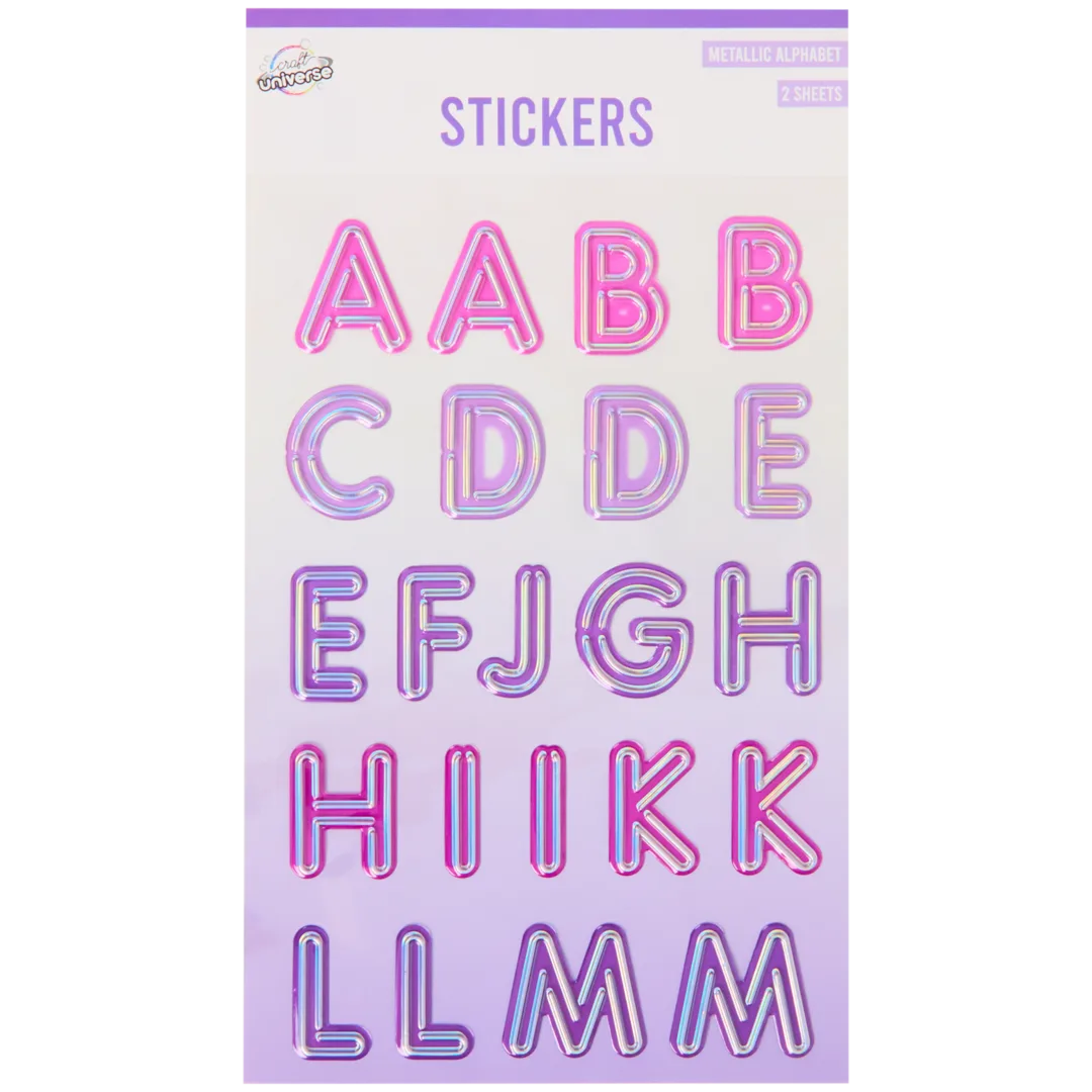 Naklejki alfabet Craft Universe 3