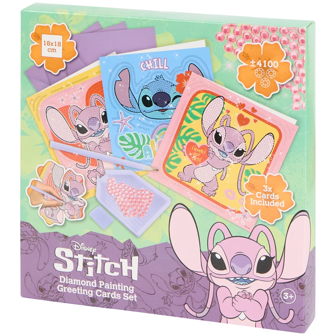 Cartes de vœux peinture diamant Disney 5
