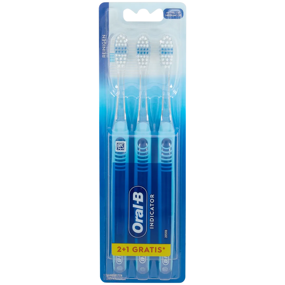 Oral-B Zahnbürsten Indicator 1-2-3 1
