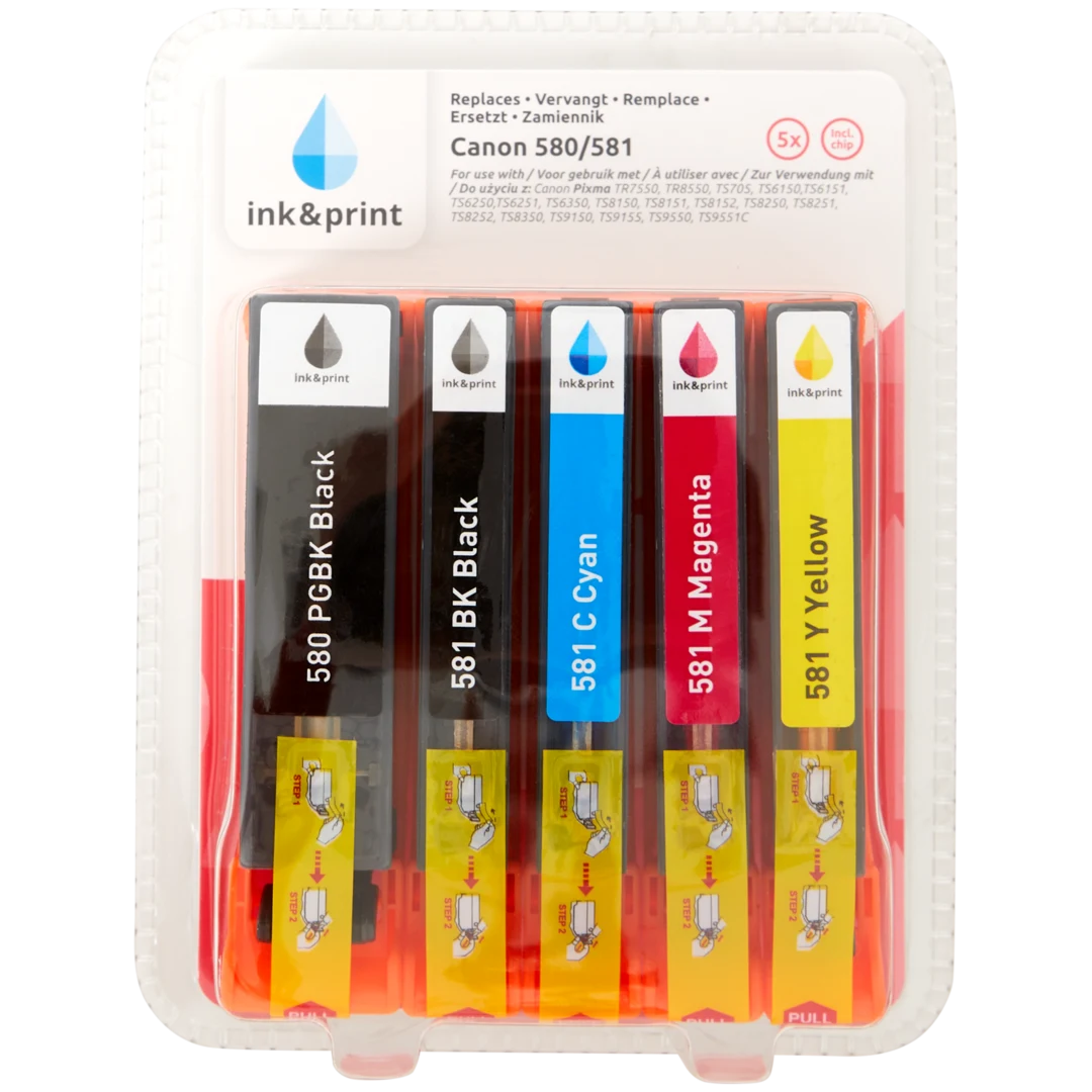 Ink & Print Druckerpatronen Canon 580/581 1