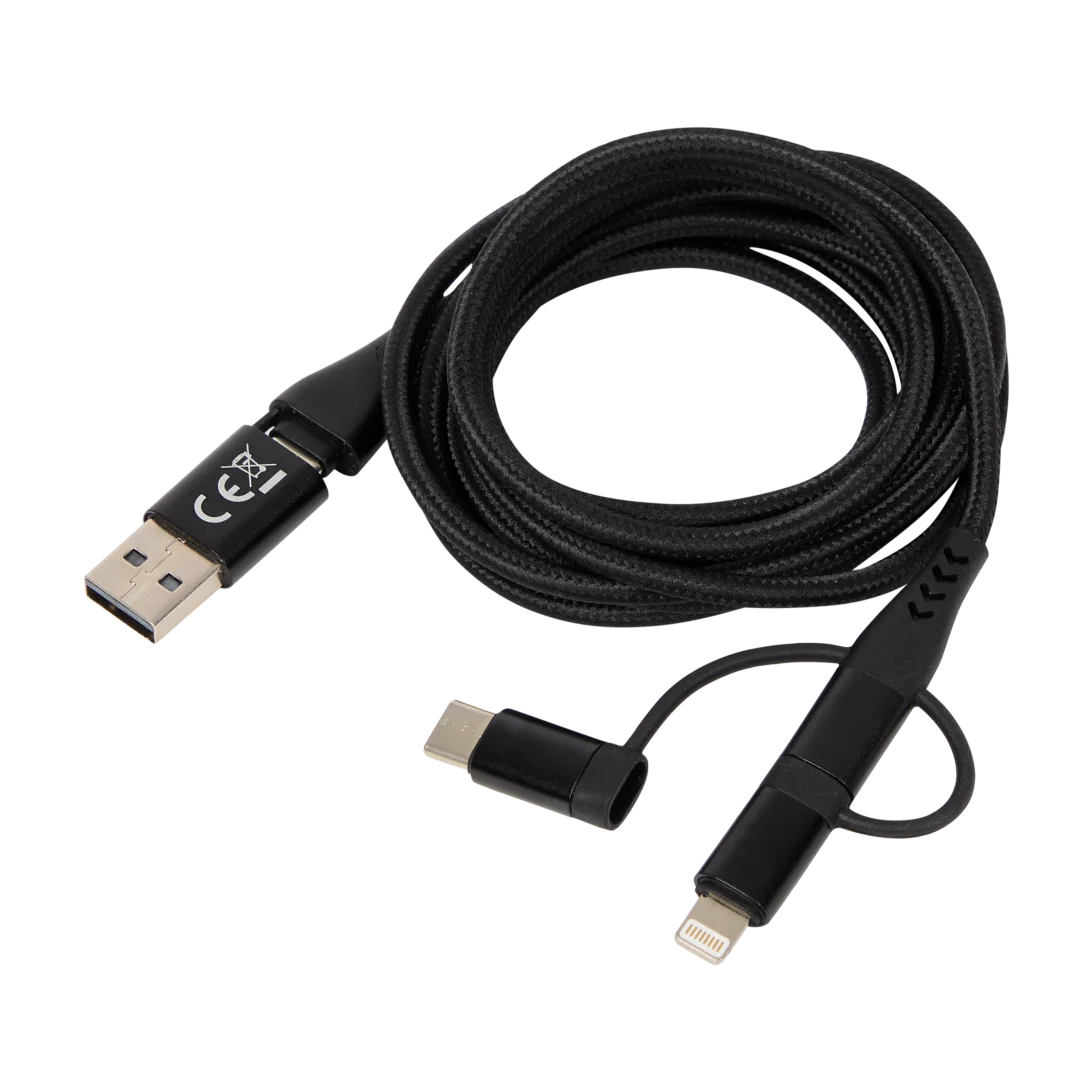 Kabel do ładowania i przesyłania danych 6 w 1 Sologic 1