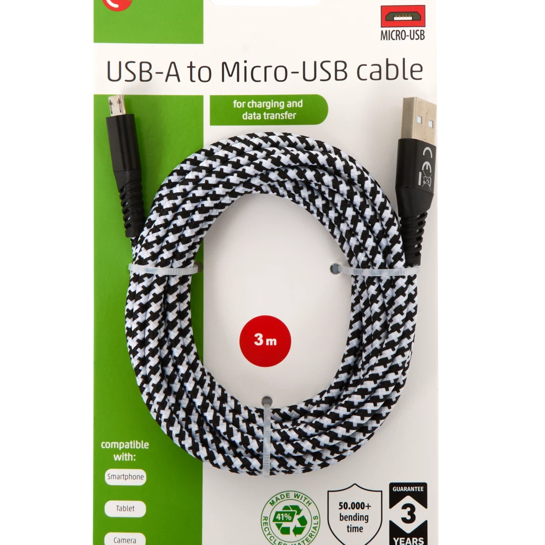 Câble de charge et de transfert de données Sologic Micro-USB 5