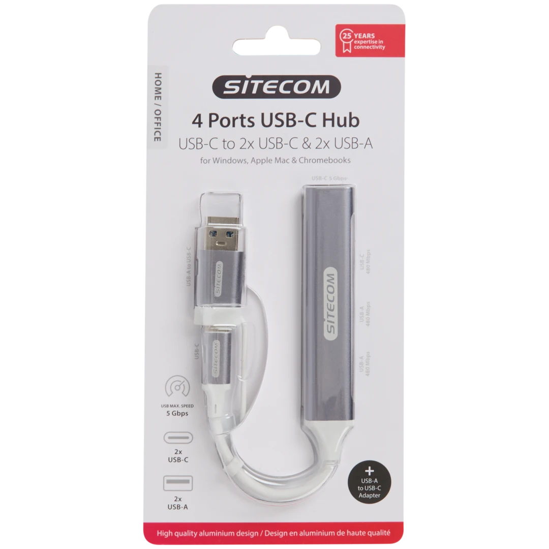 Hub USB-C Sitecom 3