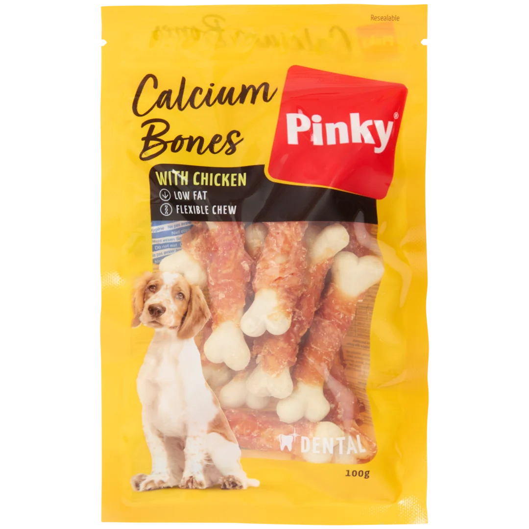 Przekąski dla psa Pinky Calcium Bones 1