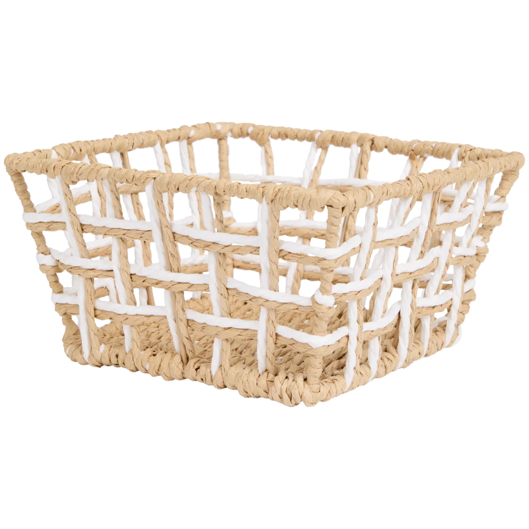 Cesto de papel tecido 2