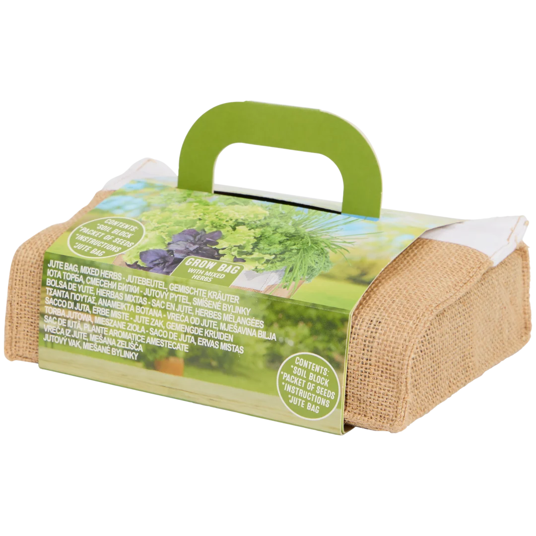 Kit de cultivo en bolsa de yute 4