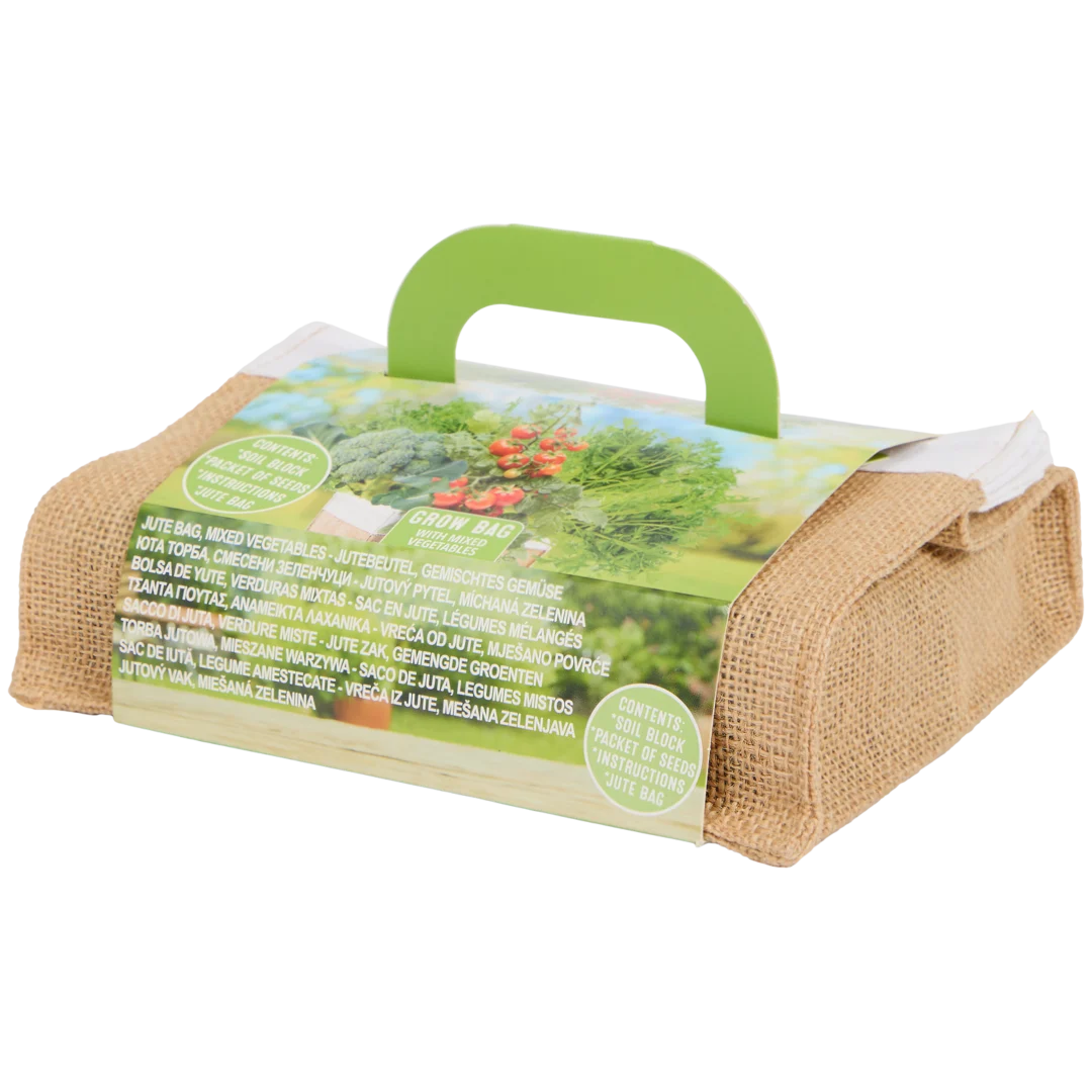 Kit de cultivo en bolsa de yute 3