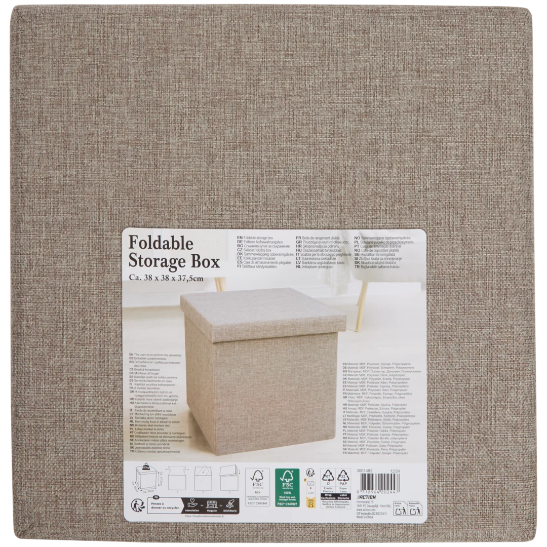 Pouf de rangement 5