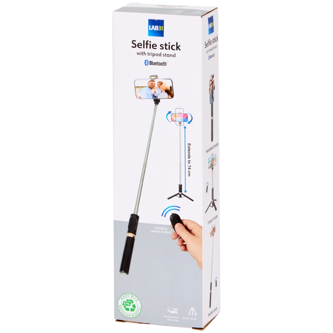 Lab31 selfiestick met driepootstatief 3