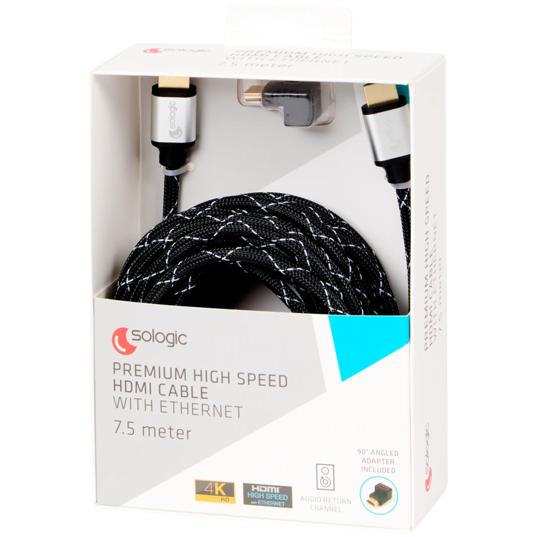 Sologic HDMI-kabel met adapter 3