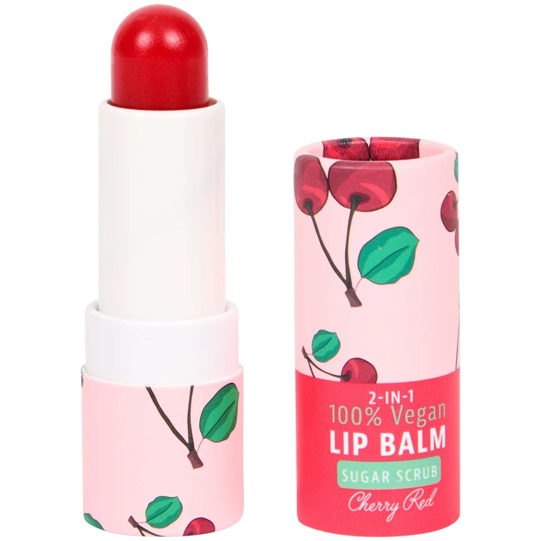 Bálsamo e exfoliante labial vegan 1