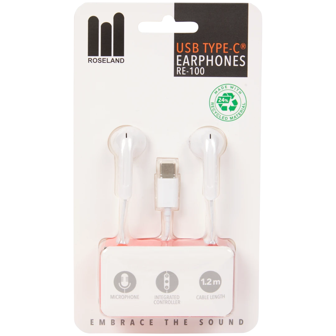 Roseland oordopjes USB-C 3
