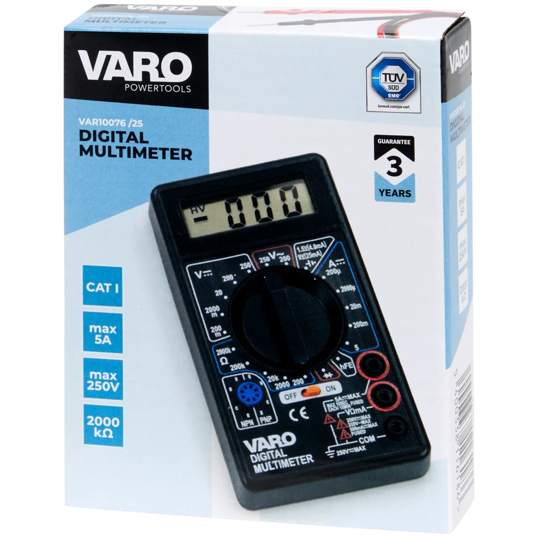 Multimètre numérique Varo 3