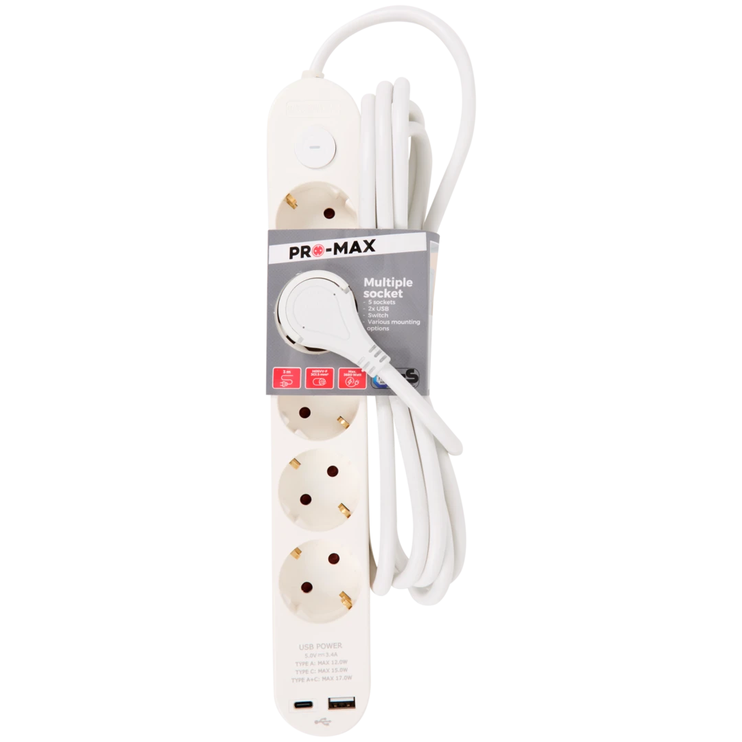 Extensão elétrica Pro-max 3