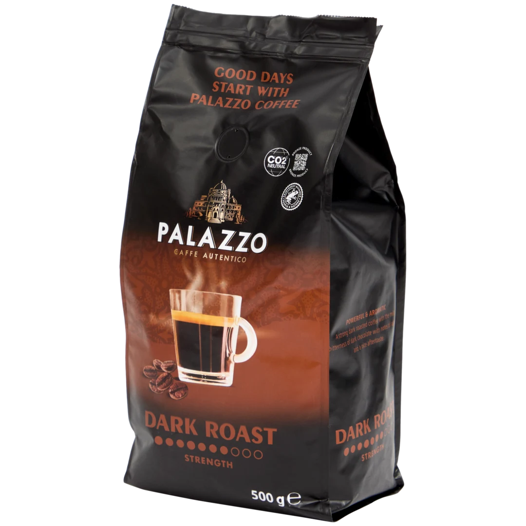 Zrnková káva Palazzo Dark Roast 1