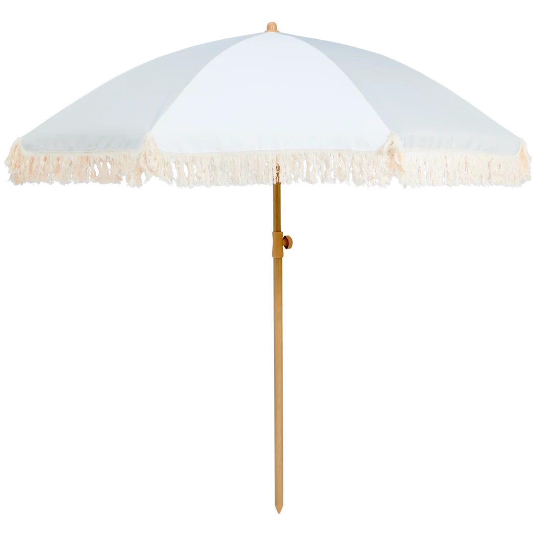 Parasol de plage à frange rétro 4