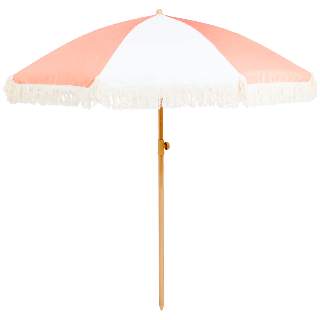Parasol de plage à frange rétro 3