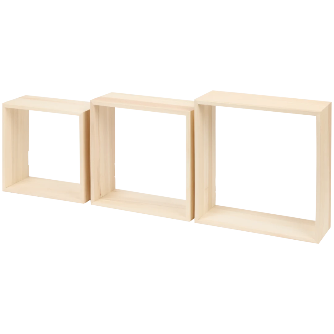Módulos de parede em madeira Home Accents 3