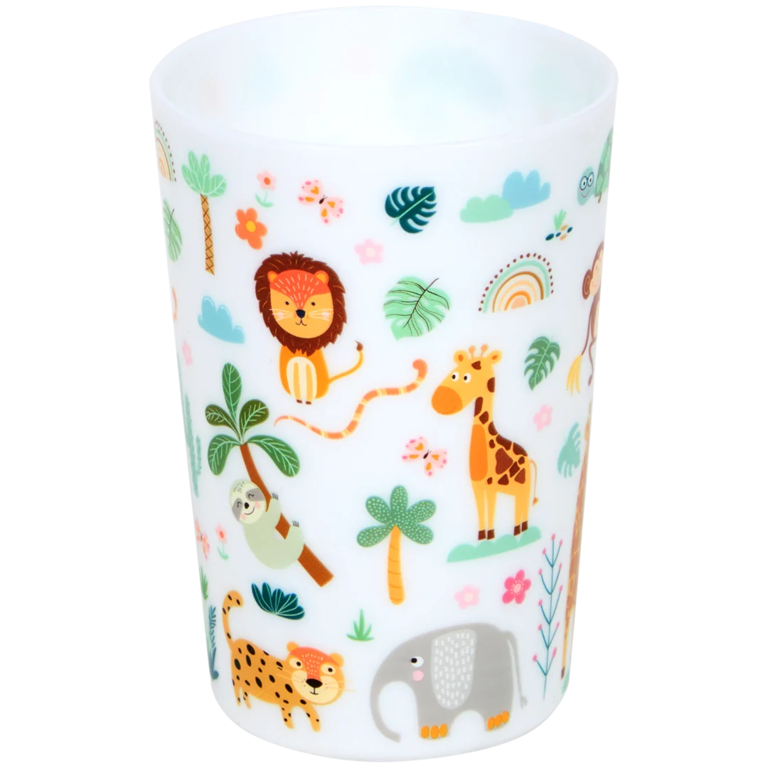 Vaso de plástico con estampado 1