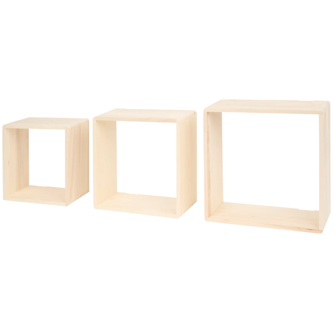 Módulos de parede em madeira Home Accents 2