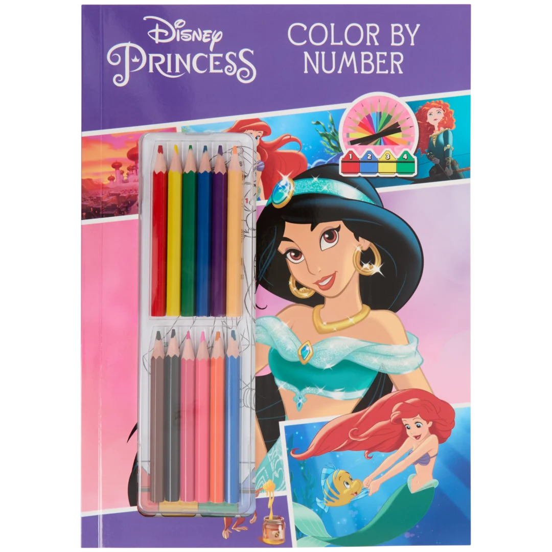 Disney kleuren op nummer 6