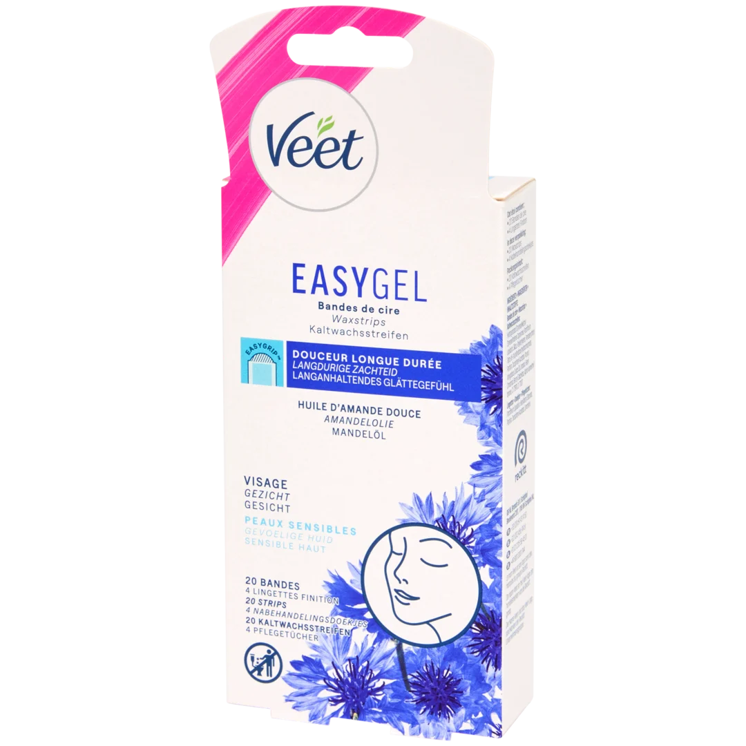 Veet Easy-Gel waxstrips voor het gezicht 1