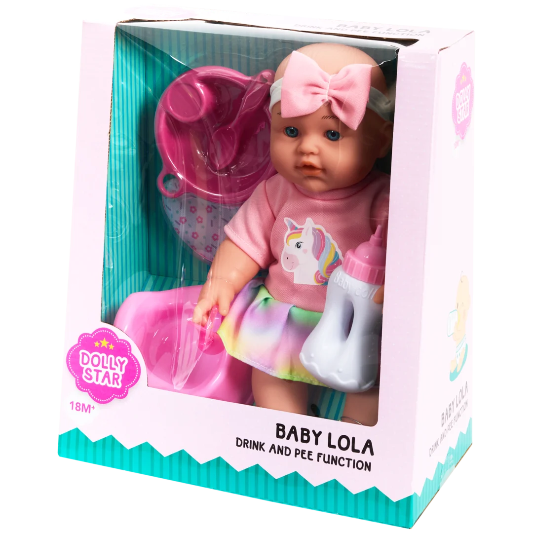 Poupon avec accessoires Dolly Star Baby Lola 4