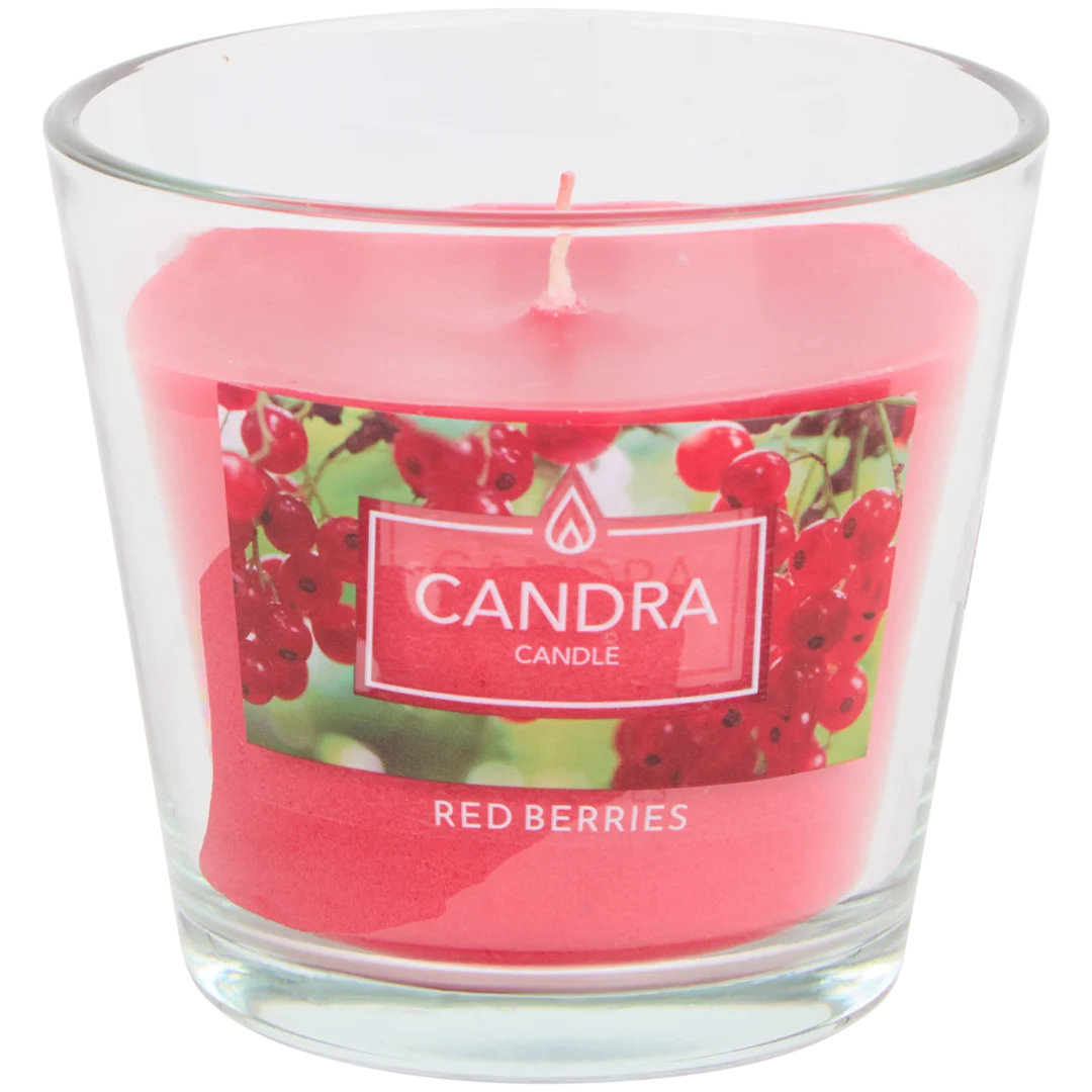 Bougie parfumée dans un verre Candra 1