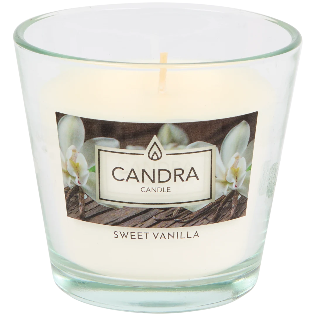 Bougie parfumée dans un verre Candra 2