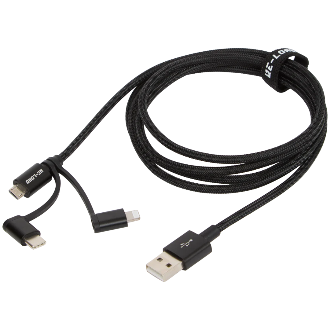 Re-load High Speed 3-in-1 laad- en datakabel 1