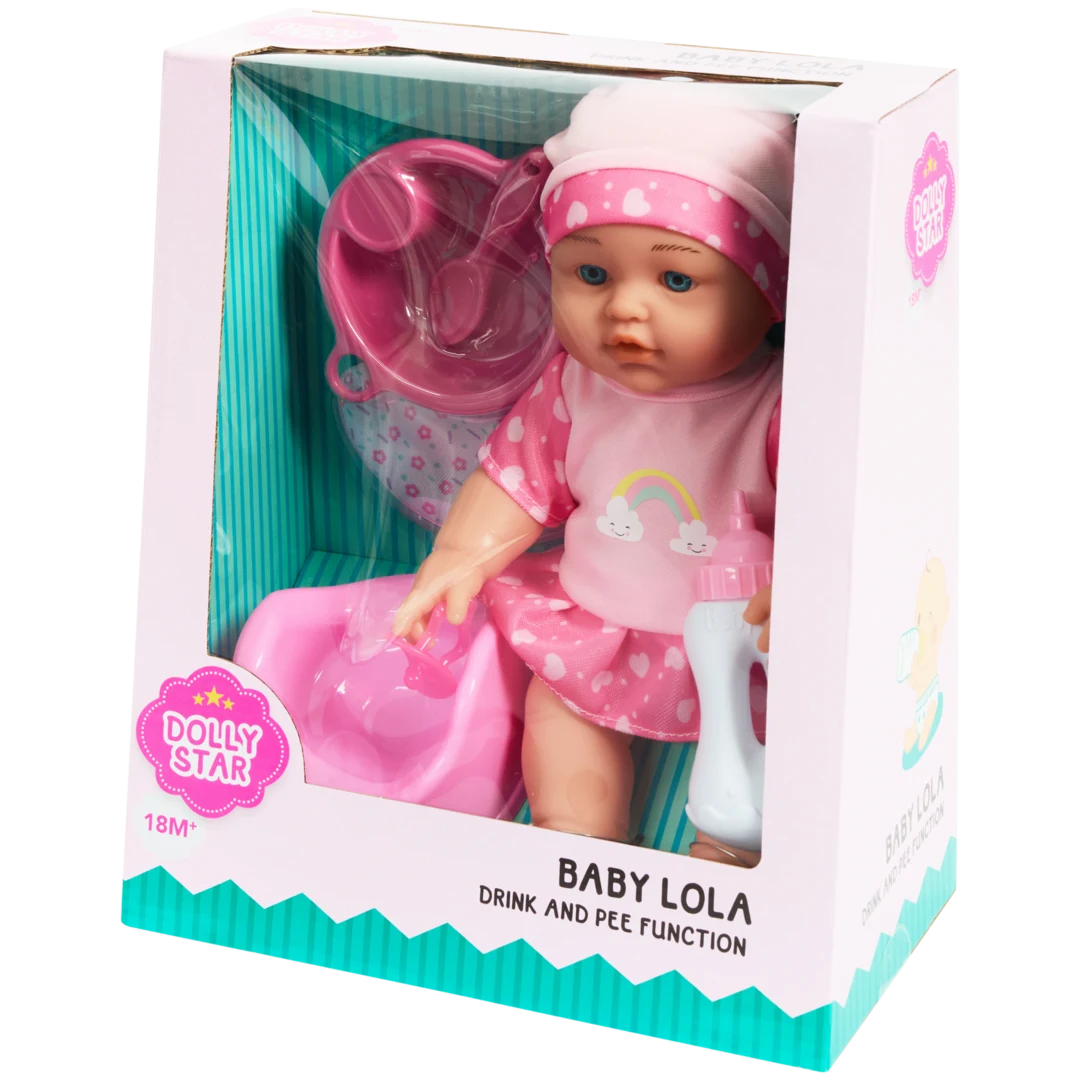 Poupon avec accessoires Dolly Star Baby Lola 2