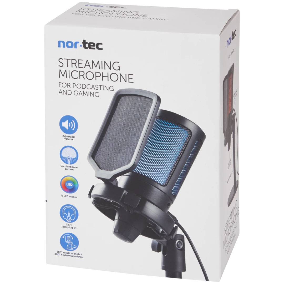 Microfone para streaming Nor-Tec 3