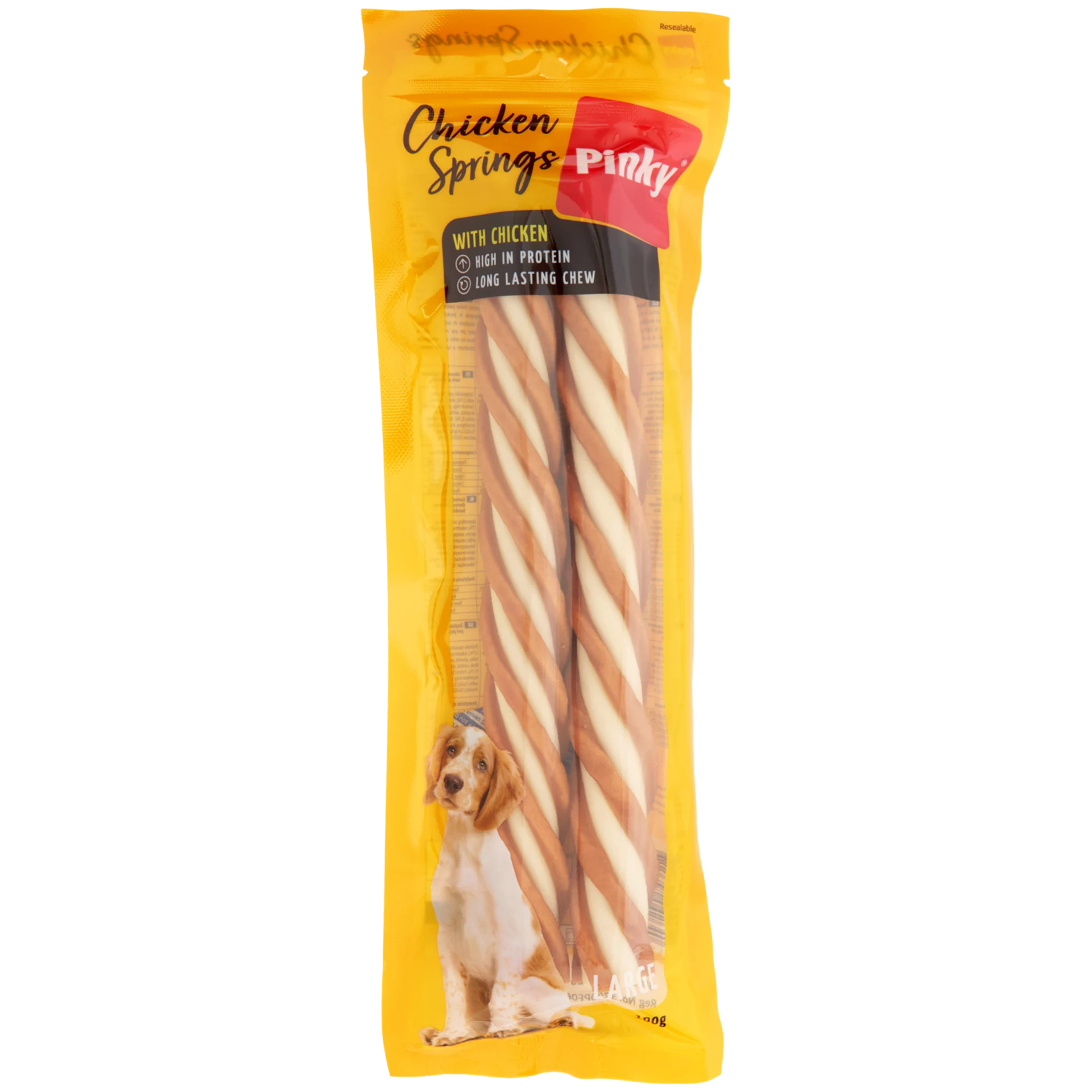Pinky Hundesnack Chicken Springs