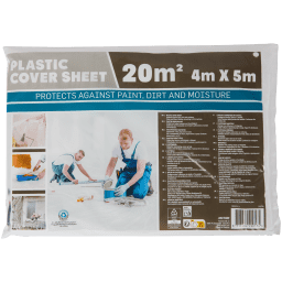 Abdeckfolie – 4 x 5 m, Transparant