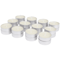 Set De 12 Bougies Chauffe-plat Parfum Vanille – Temps De Combustion 3h, Atmosphère Apaisante