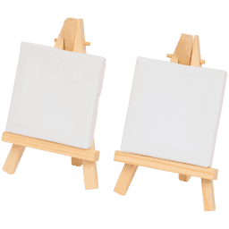 Van Bleiswijck mini-schildersdoek – 7 x 7 cm, 2 stuks | Action NL