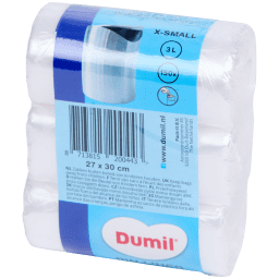 Premiumline Sacchetti Per La Spazzatura Da 10 Litri - 24 Pezzi, Colore Bianco/Trasparente, Ideali Per Rifiuti Domestici - 2
