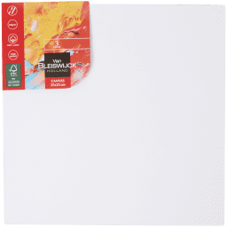 Van Bleiswijck Malerleinwände – Weiß, 25 x 25 cm, 3 Stück