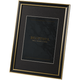 Cruiser’s Caché | White Bone Inlay Photo or Picture Frame | White 4x6