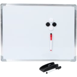 Magnetisches Whiteboard – Weiß, 45 x 60 cm