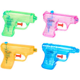 Lot De 2 Pistolets à Eau Animaux – Mini Pistolet Dessin Animé – 60 X 50 X 50 Cm – Vert Et Rose – Jeu Extérieur Été