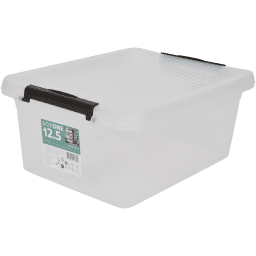 Boîte de rangement avec couvercle clipsé – 39 x 29 x 16 cm | Action FR
