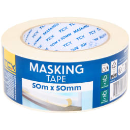 Nastro Per Mascheratura Blu 50mm X 25m - 3 Rotoli Per Pittura Muri Senza Tracce - Foto 9