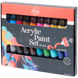 Acrylfarbe – 20 Stück