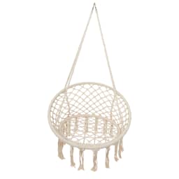 Macramé hangstoel