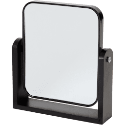 Eleganza bamboe make-upspiegel – 21 cm | Action NL, hout,witte omlijsting