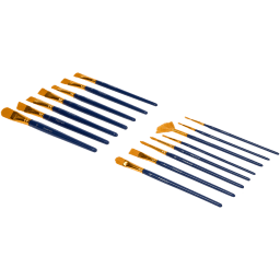 Artist penselenset in etui – 15-delig | Action NL