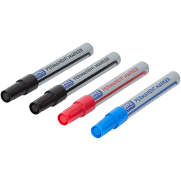 Office Essentials Permanent-Marker – 4 Stück, Multicolor | Action DE